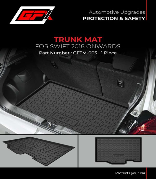 GFX Car Trunk/Boot Mat For Maruti Suzuki Swift (2018 Onwards) - Image 5