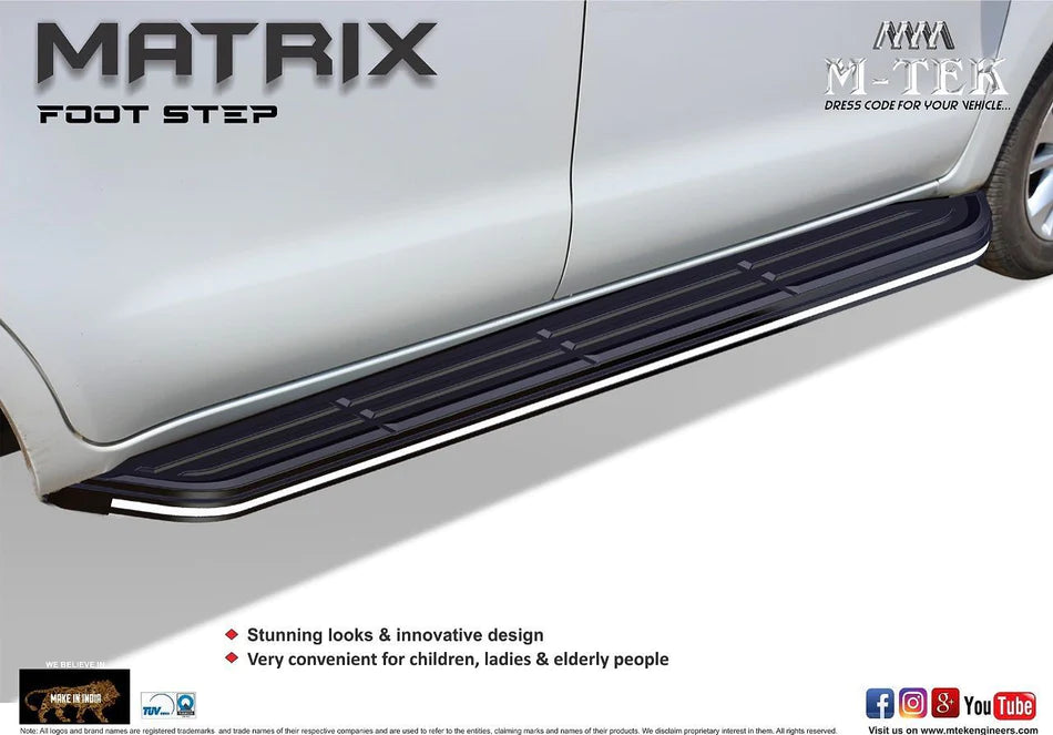 M-TEK MATRIX SIDE STEP : TOYOTA INNOVA HYCROSS