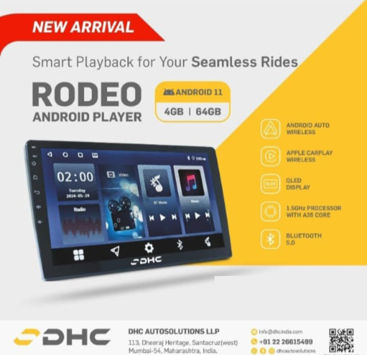 RODEO Android Player (4GB + 64GB Storage) 10 inch